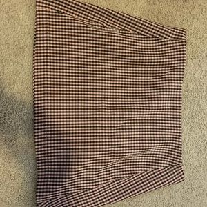 Urban Outfitters pink and black plaid skirt